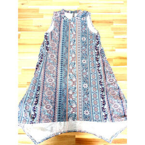 Instagirl Dress Girls Large 14 16 Colorful Mid Length Sleeveless Lightweight